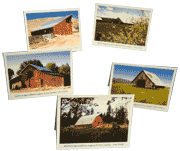Note Cards, Barns